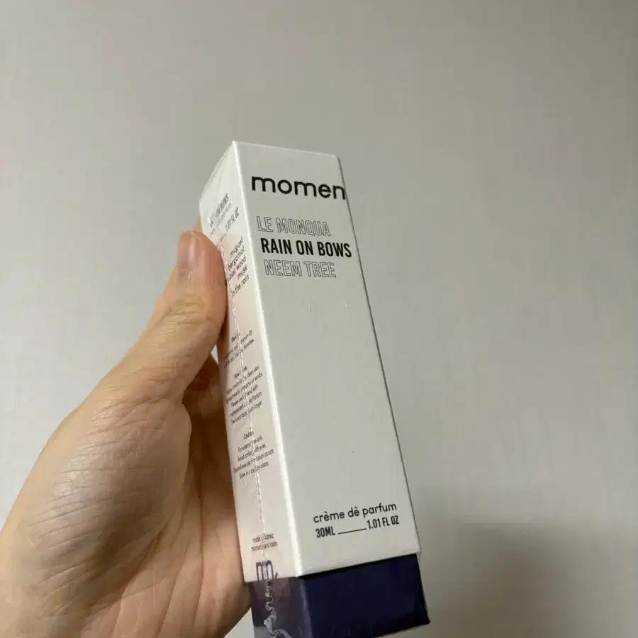 새상품)모멘센트 레인온보우즈 고체향수 30ml 멀티 크림 퍼퓸 플로럴 머