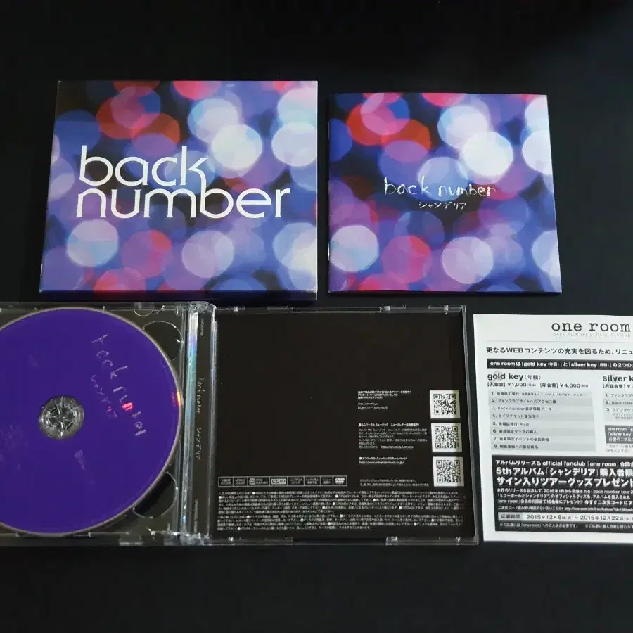 back number 백넘버 5집 샹들리에 (CD+DVD) 한정반