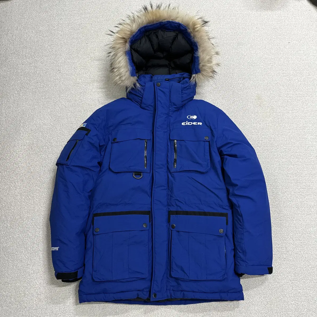 [105] Eider Captain Hooded Goose Down Puffer Parka bloo 1035