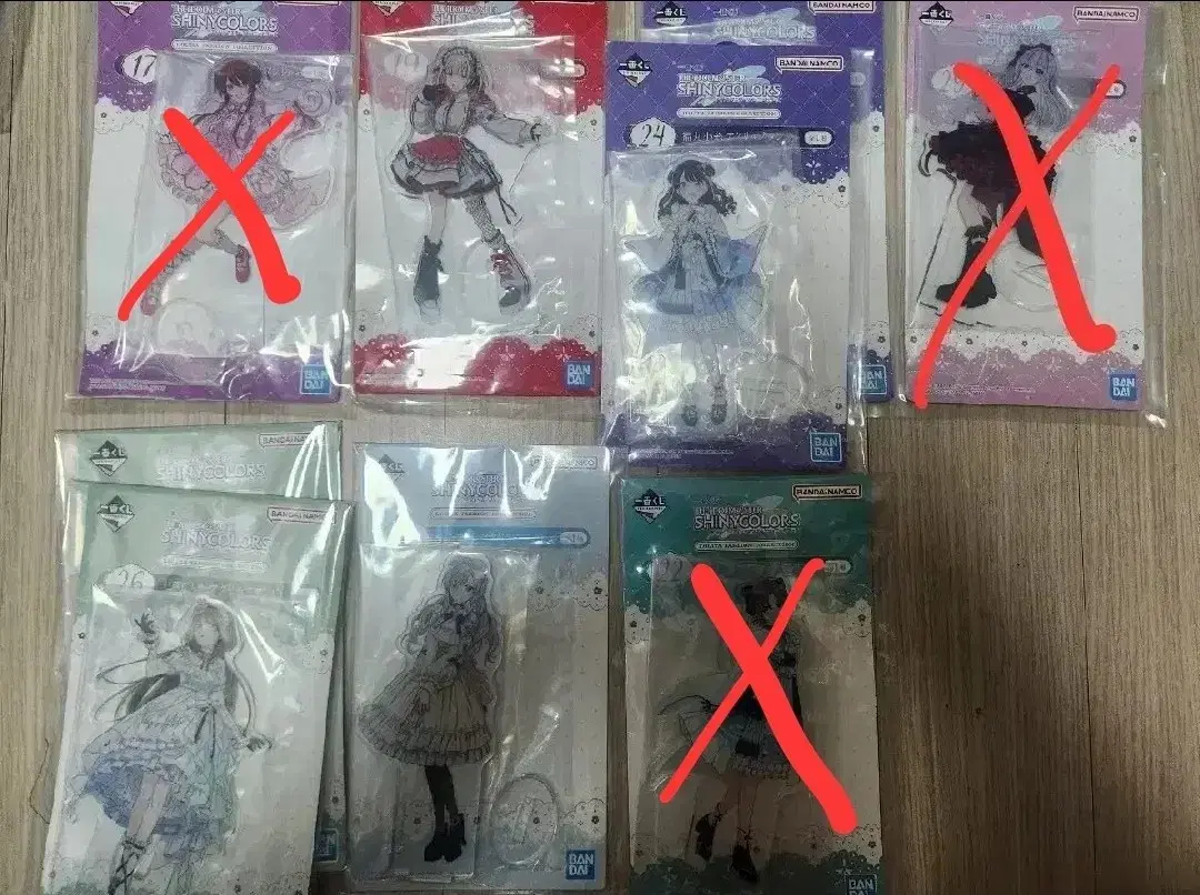 Idolmaster Shanimasu Ichibankuji Acrylic Stand