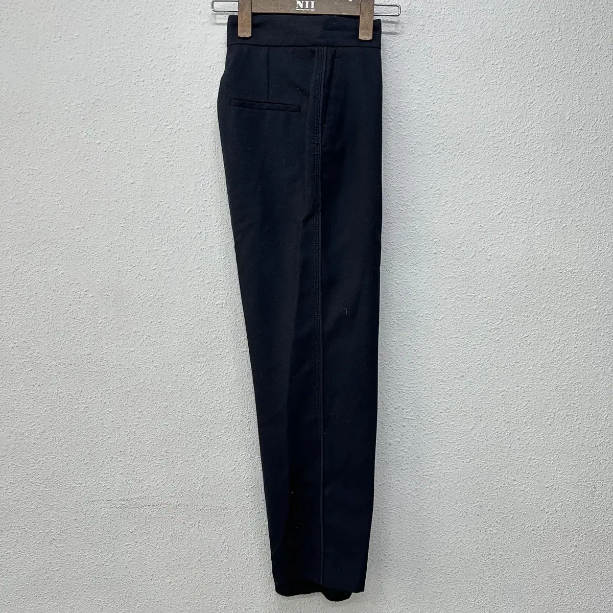 [S,38] Sandro navy-blue Lena straight-legged slacks 7506