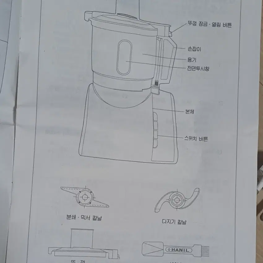 한일 티타늄 쿠킹믹스 앤 분쇄기