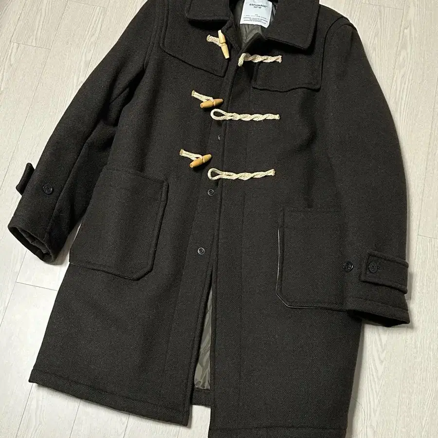 에스피오나지 Bernard Duffle Coat Olive Brown