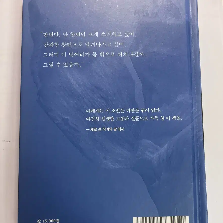 한강 채식주의자 소설책