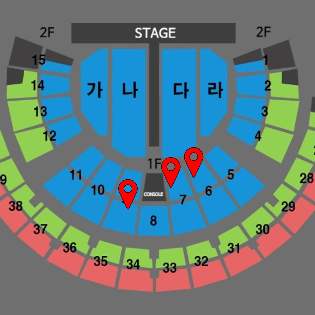 [최고명당] 나훈아 서울 콘서트 R석 6~9구역 통로 2연석 양도