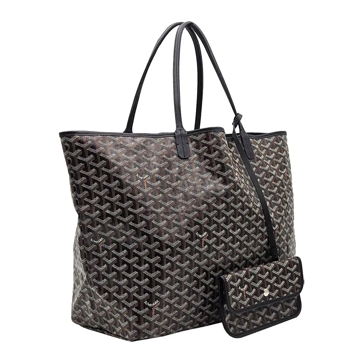 고야드 Goyard 블랙 캔버스 생루이 GM 숄더백