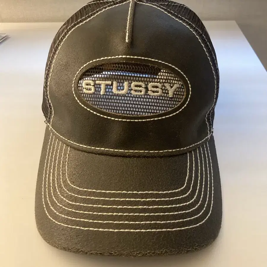 Stussy Low Trucker 스투시 트러커 레더볼캡