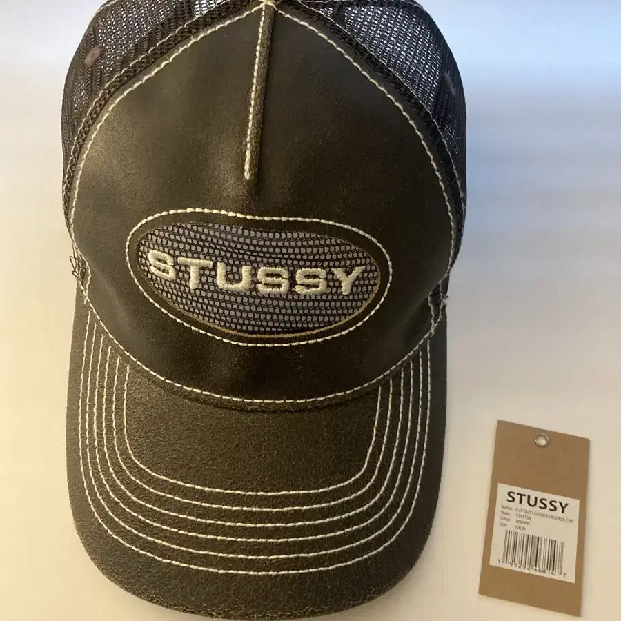 Stussy Low Trucker 스투시 트러커 레더볼캡