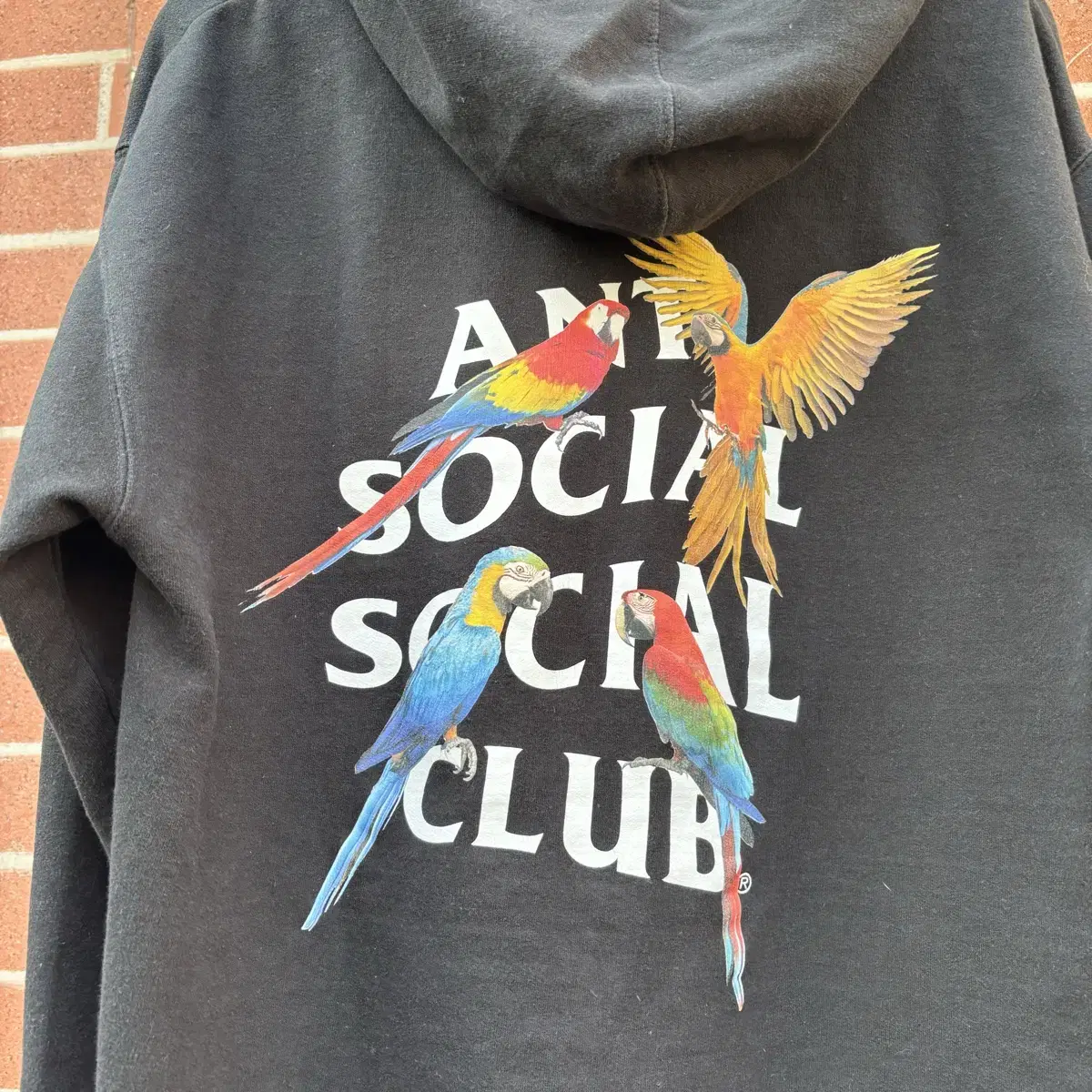 Anti Social Social Club 안티소셜소셜클럽 블랙 후드티