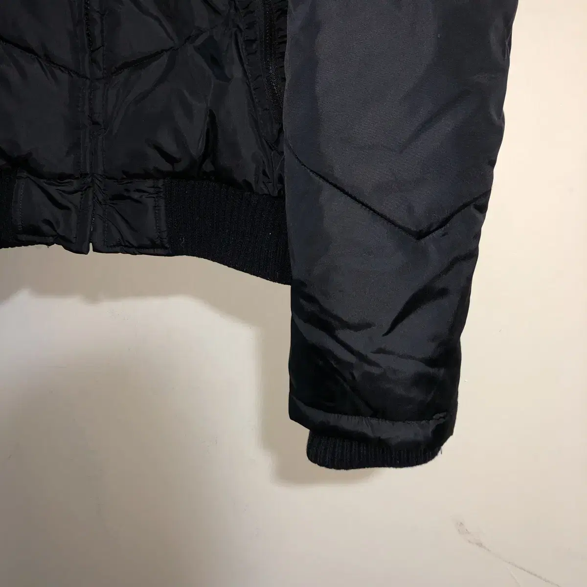 Vintage EVISU 52 black hood padding