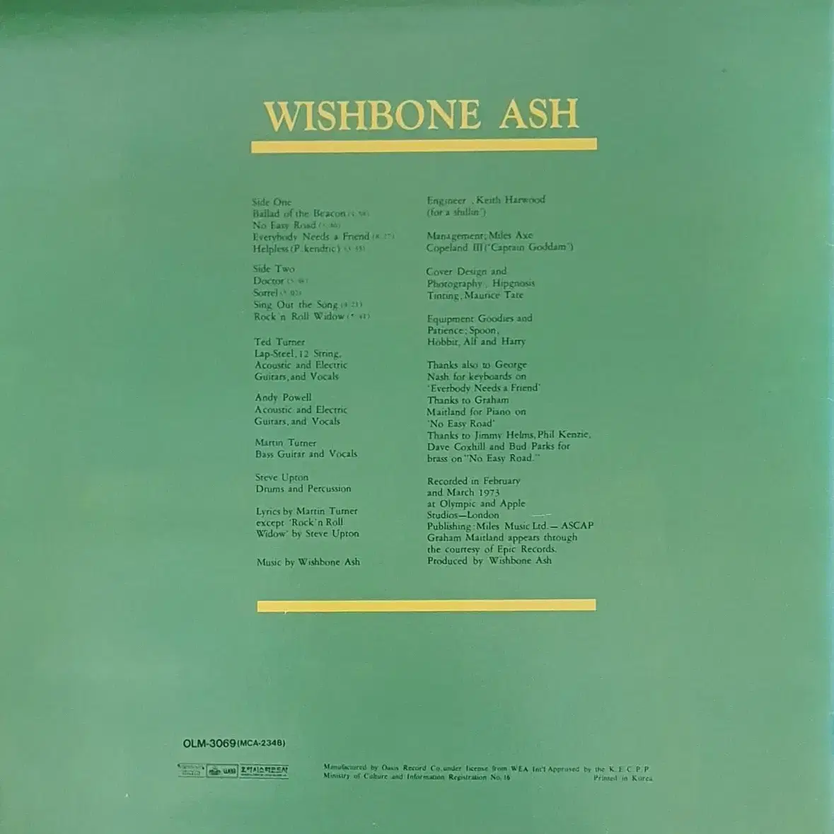 LP ㅡ Wishbone Ash