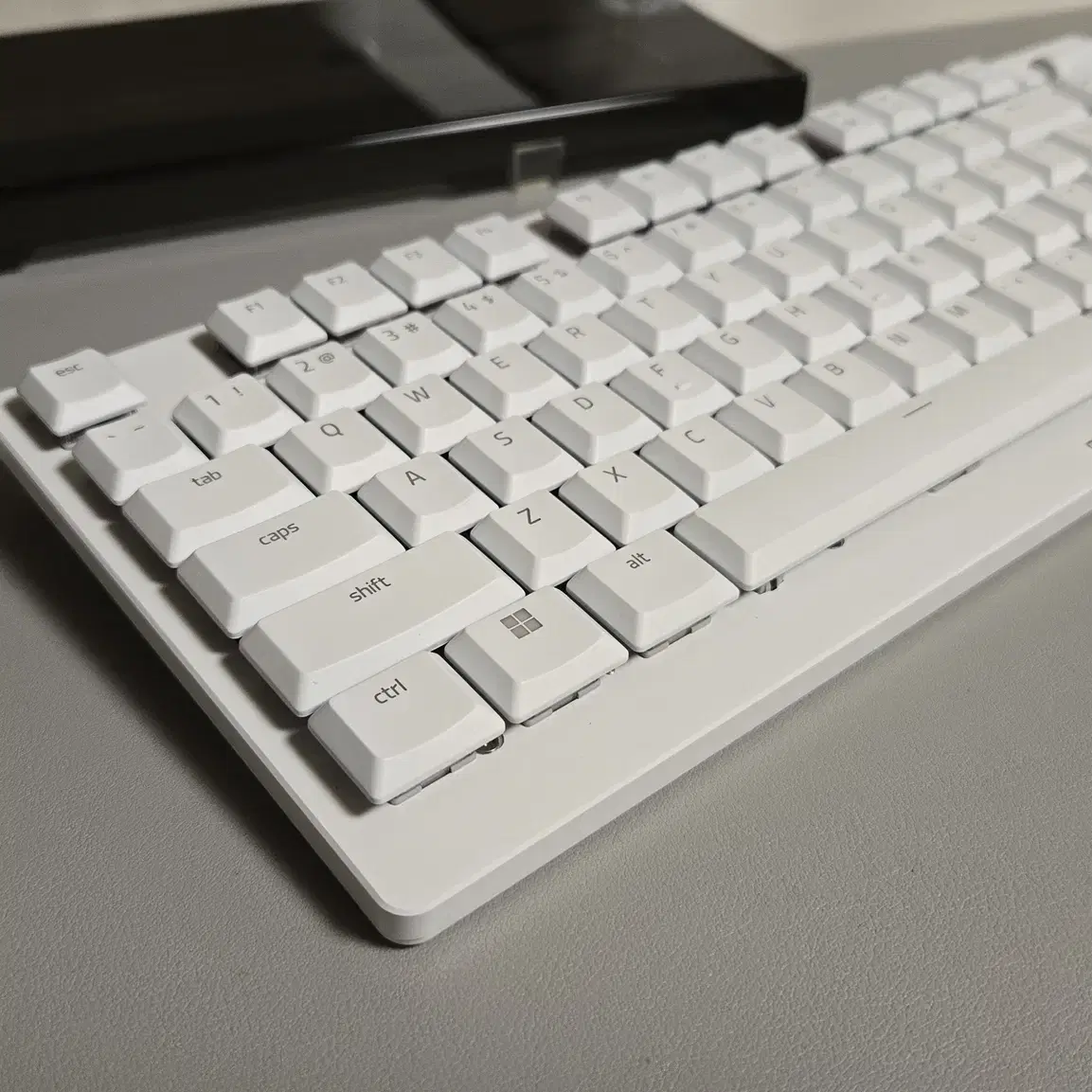 레이저 데스스토커 V2 PRO TKL 화이트+키보드루프!