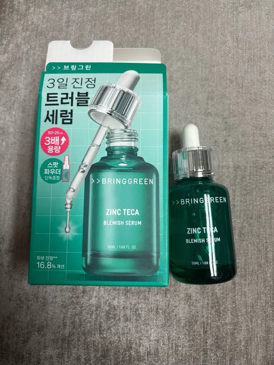 새상품) 브링그린 징크테카 세럼 50ml