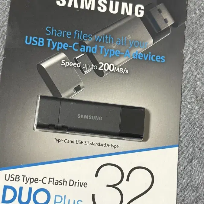 USB메모리 samsung duo plus 3.1(32GB usb)