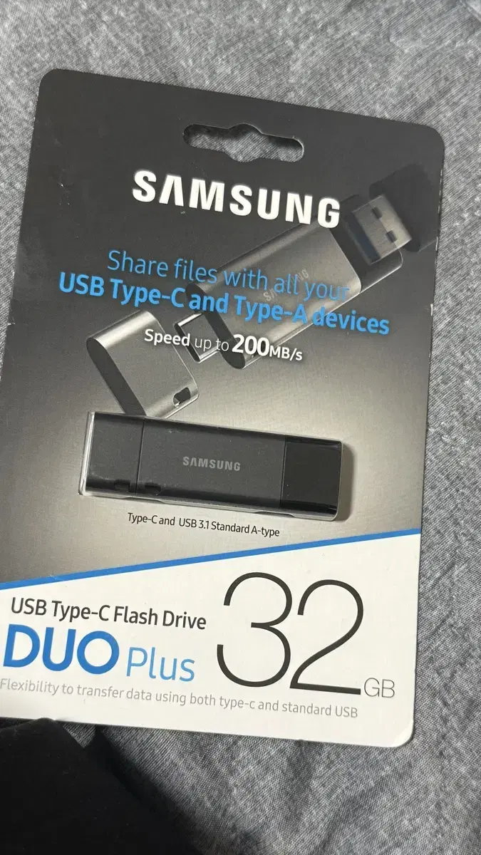 USB메모리 samsung duo plus 3.1(32GB usb)