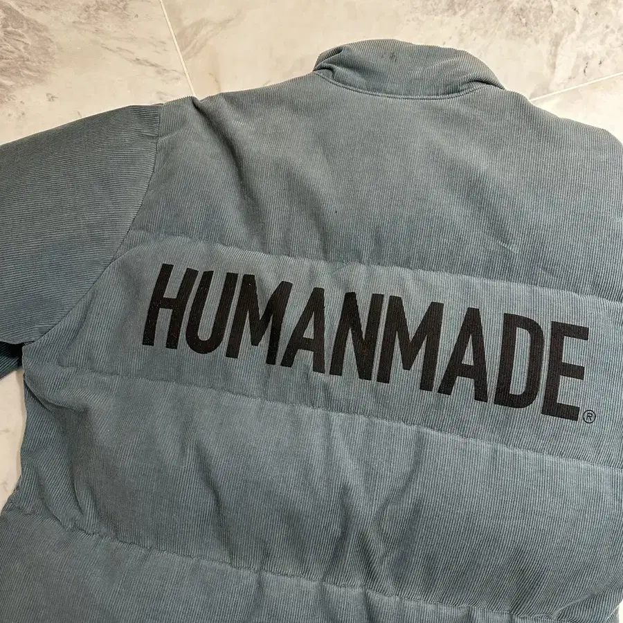 휴먼메이드 코듀로이 다운 자켓 패딩 human made