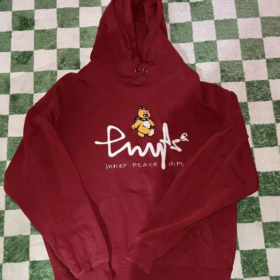 PHYPS Santa bears logo hoodie VTG Red