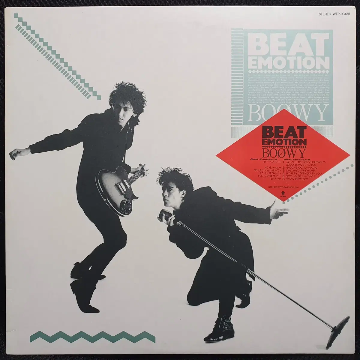 보위 BOOWY BEAT EMOTION LP