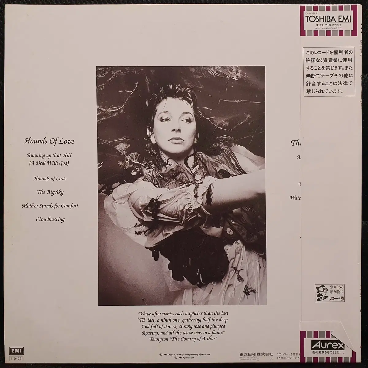 케이트 부쉬 Kate Bush Hounds of Love LP 일본반