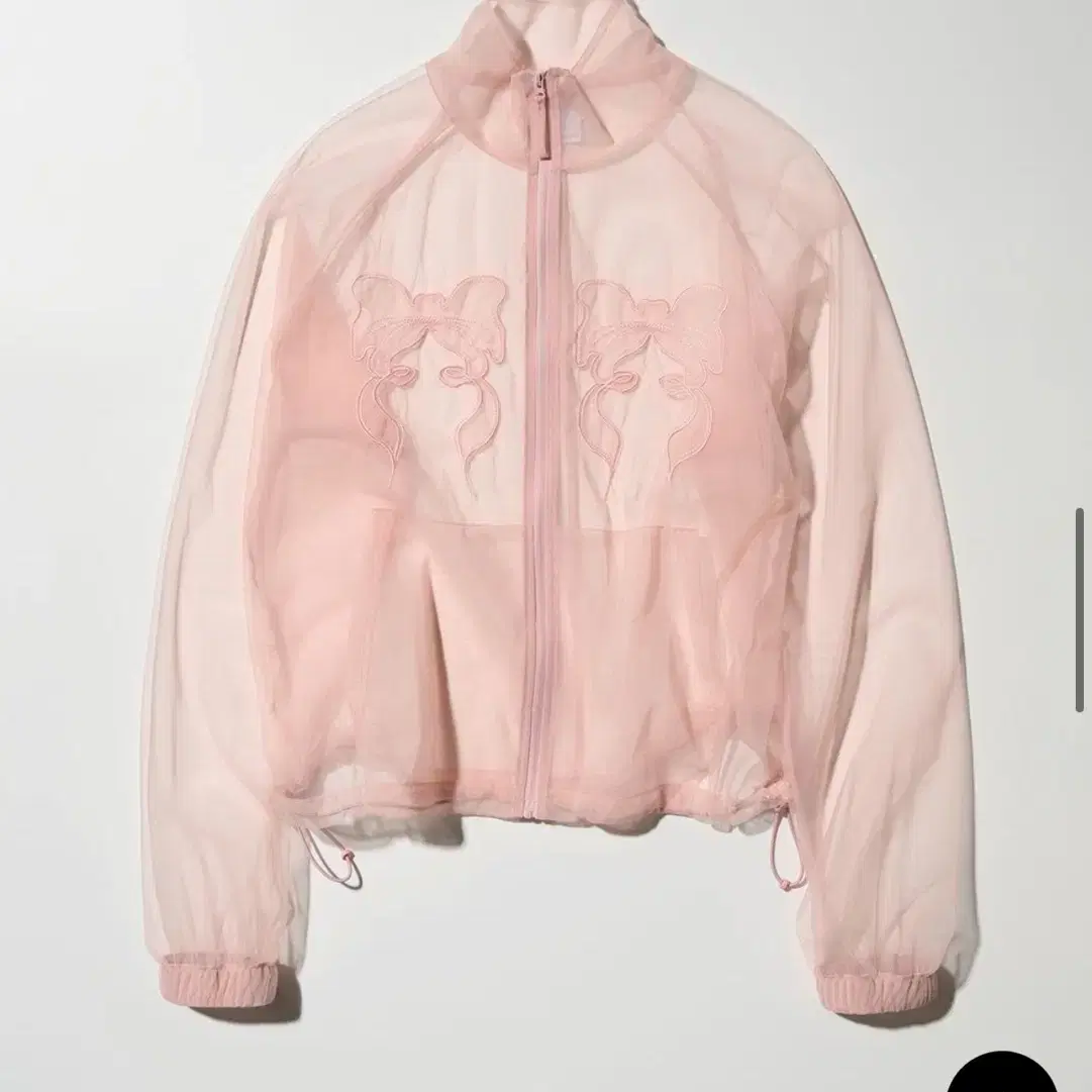 스컬프터 바람막이 Mesh Sheer Zip-Up Jacket Pink