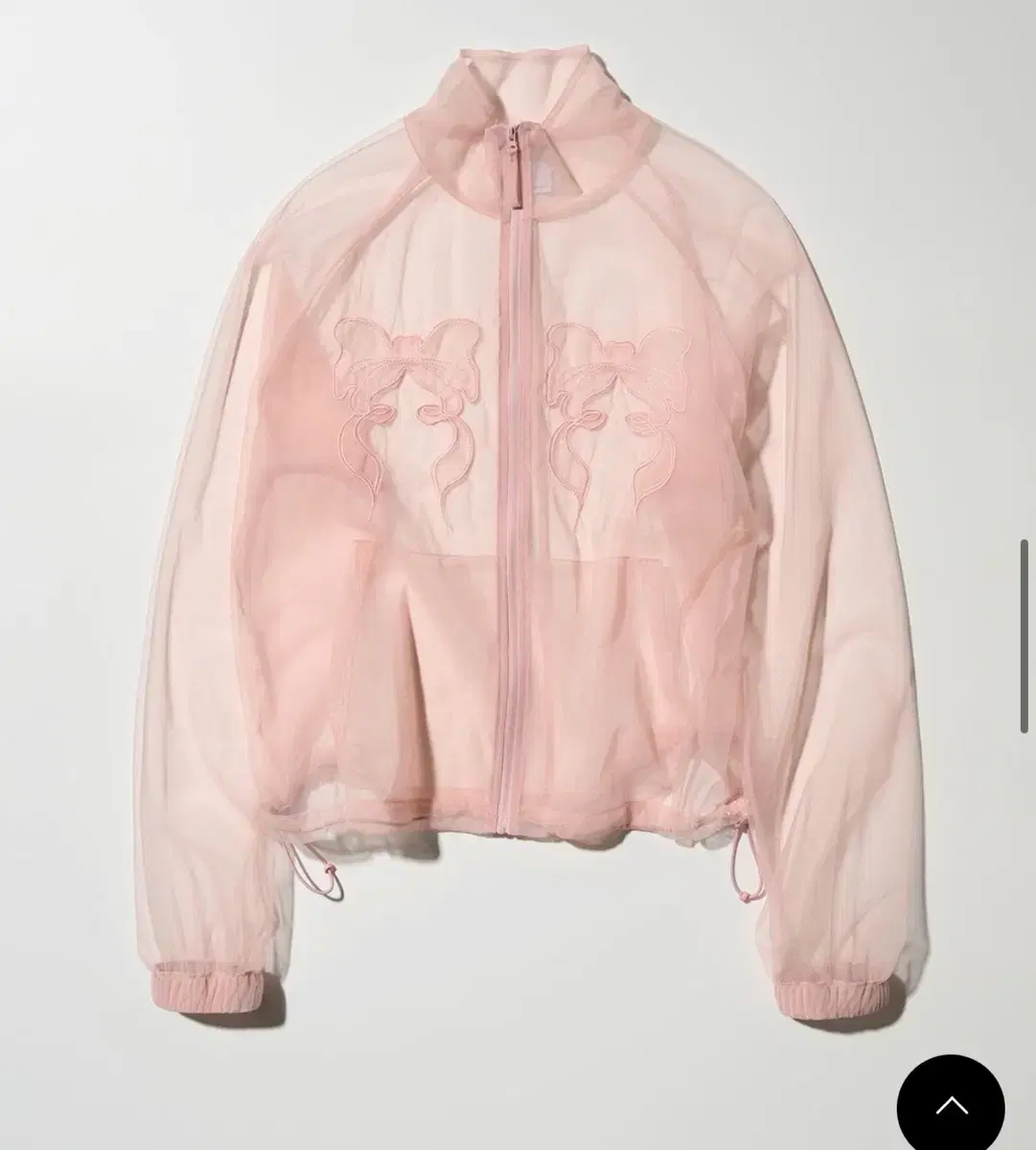 스컬프터 바람막이 Mesh Sheer Zip-Up Jacket Pink