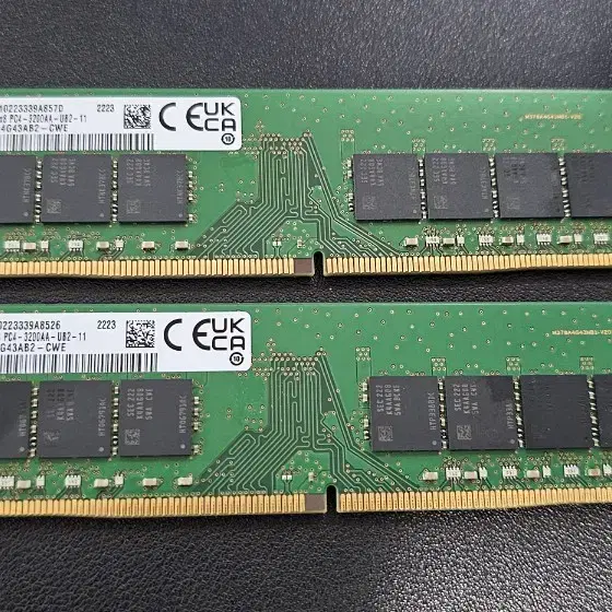 삼성 DDR4 3200 64GB (32*2) 램 팝니다