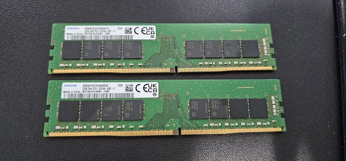 삼성 DDR4 3200 64GB (32*2) 램 팝니다