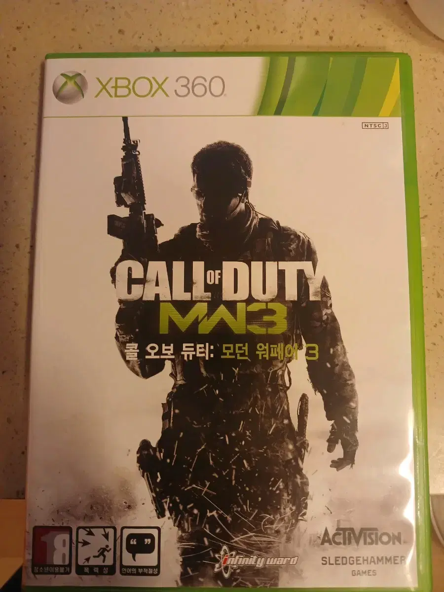 XBOX360 콜오브듀티 모던워페어3