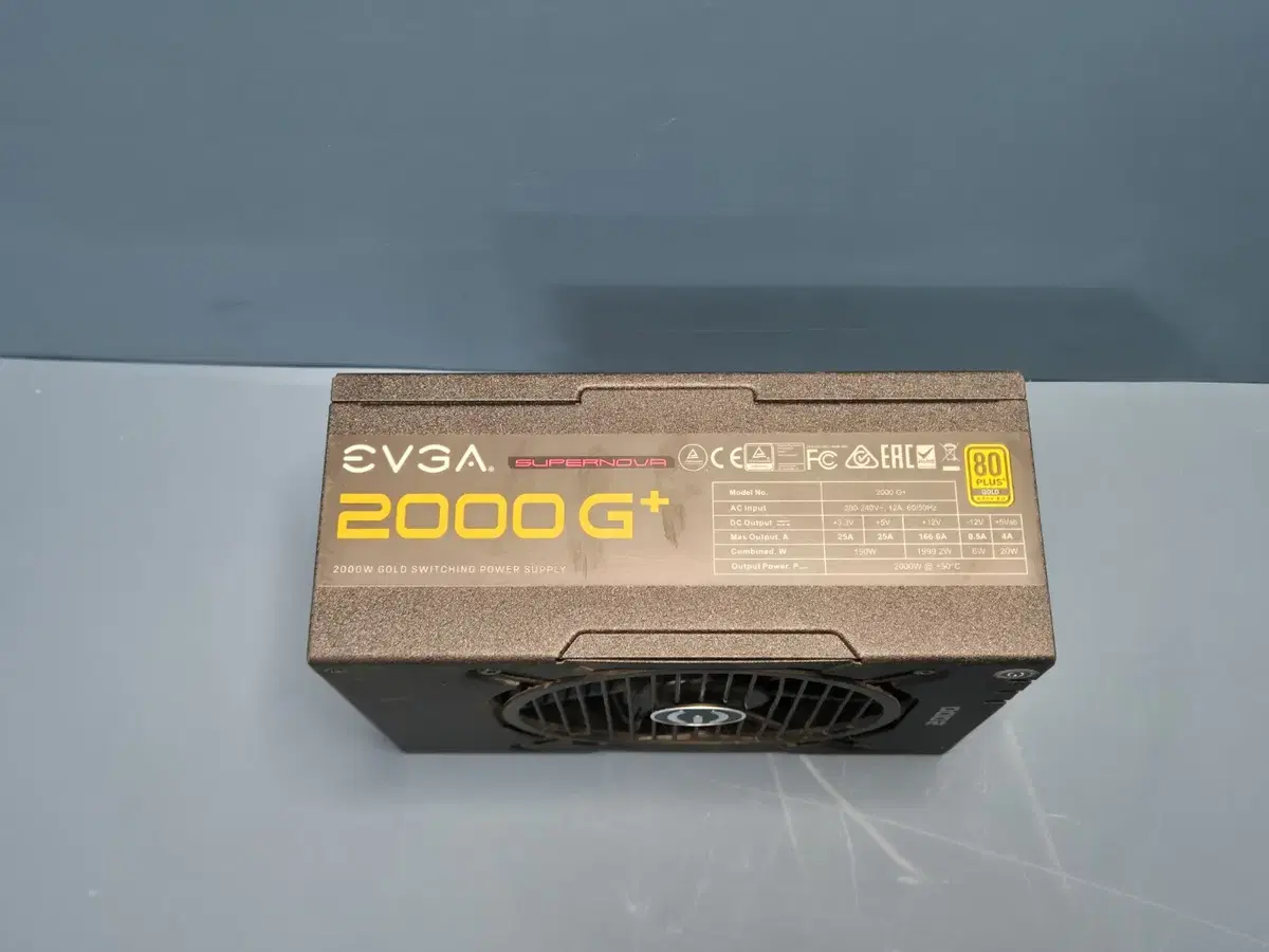 EVGA SUPERNOVA 2000W 2000 G+ 풀모듈 파워 판매