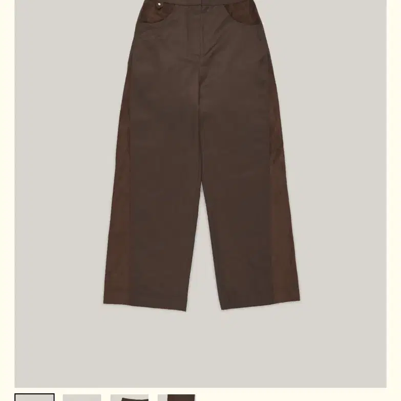 아우로 SIDE CONTRA PANTS [ BROWN ]