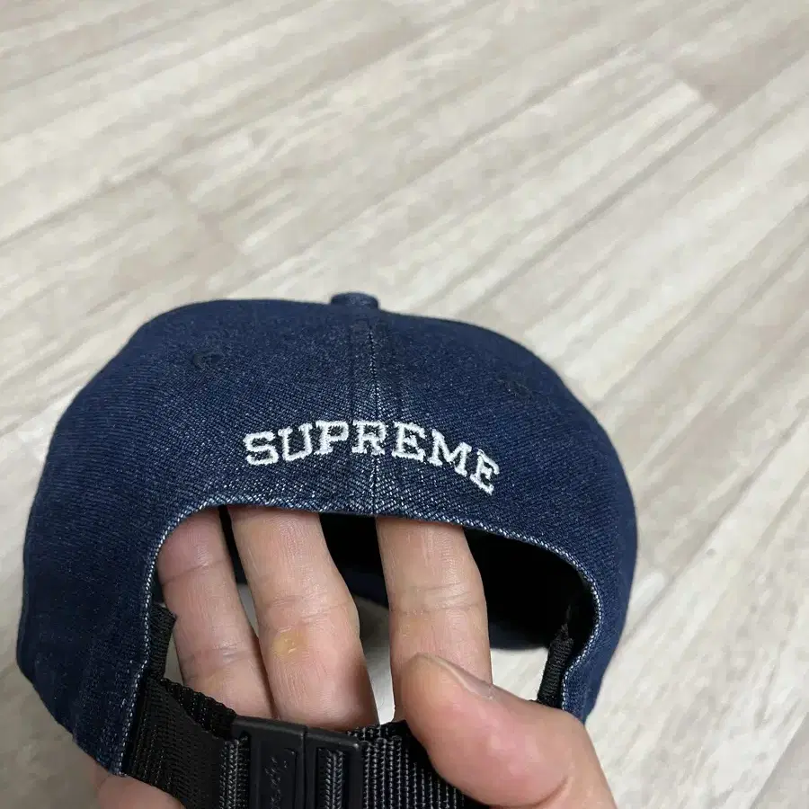 Supreme Cordura Denim Small Box 6-Panel