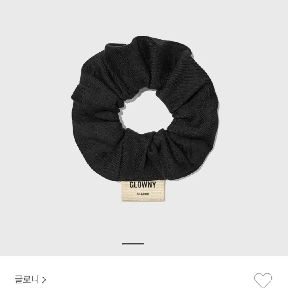 EVERYDAY G SCRUNCHIE (BLACK)