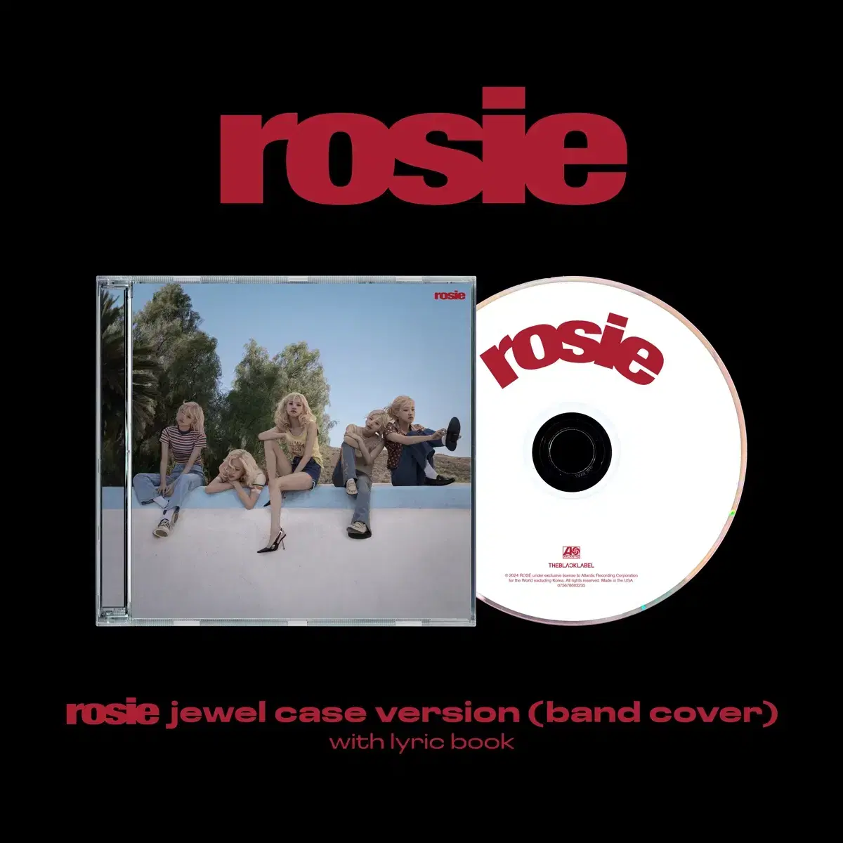 [cd] 블랙핑크 로제 band ver jewel case