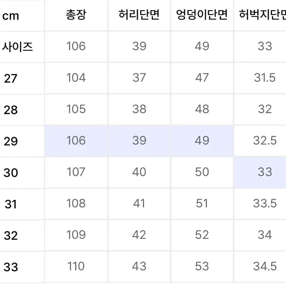 모드나인 MOD1W 인스턴트 카르마 29사이즈 중청 데님 와이드 청바지