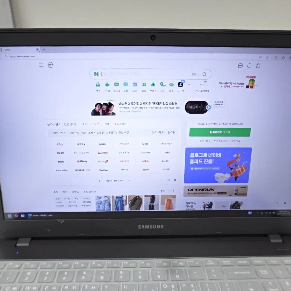 삼성 NT551EBE, i7-8565U 8G SSD256,Win11