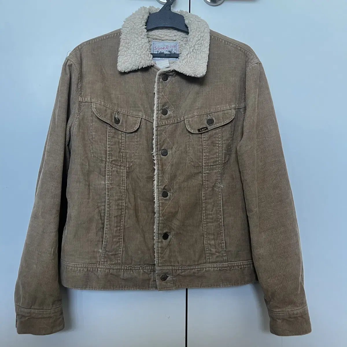 7-80s Lee Corduroy Stormrider Sherpa Jacket 105 USA