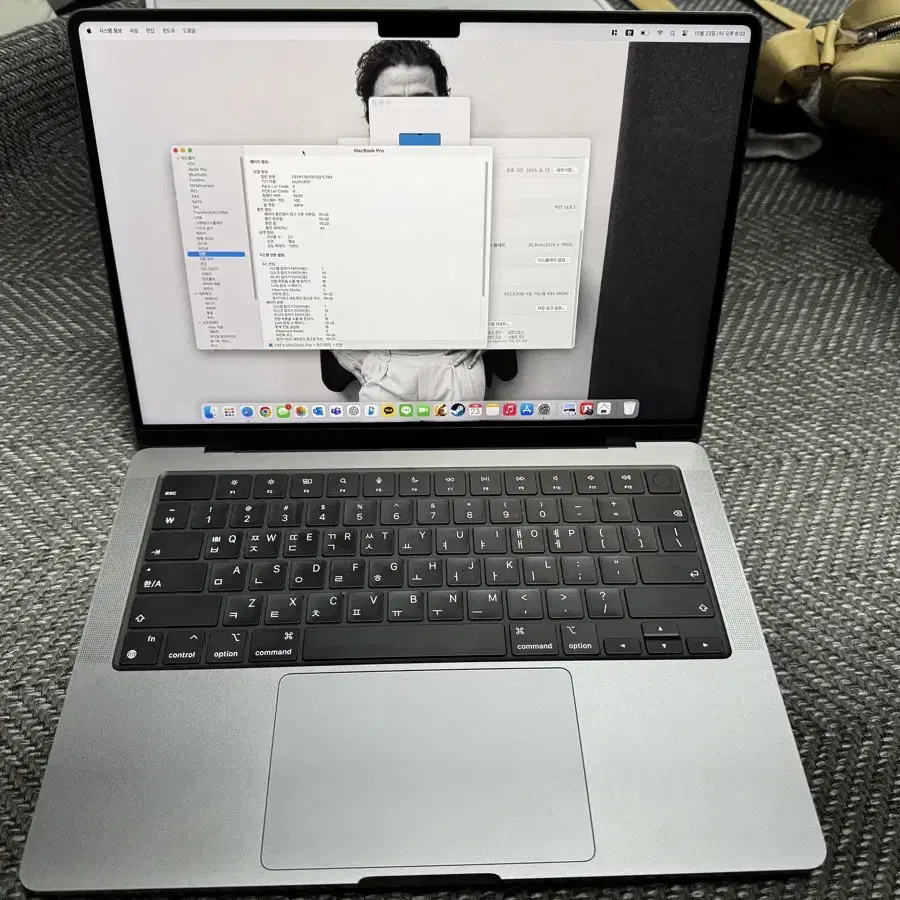 맥북프로M3 14인치 cpu8/Gpu10/램16
