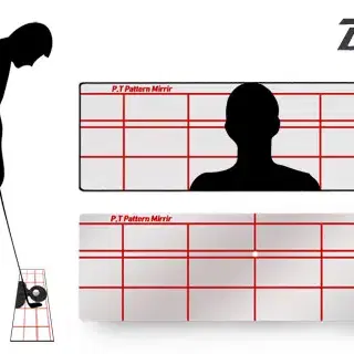 [바로스포츠] 패턴 미러 퍼팅연습기 / 왼손골퍼도 사용가능한 퍼팅연습기