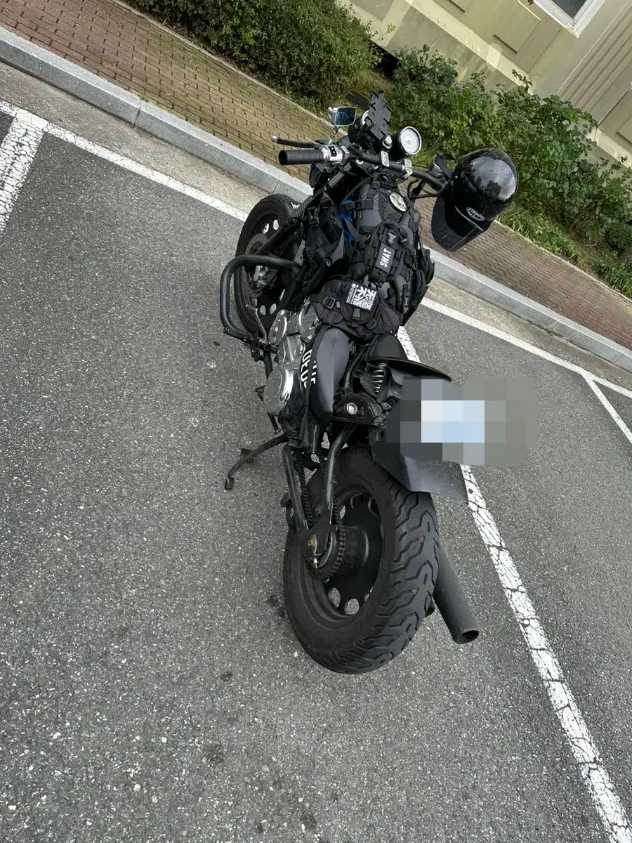 데이스타 125cc 바버 커스텀(쿨거래시 에누리)