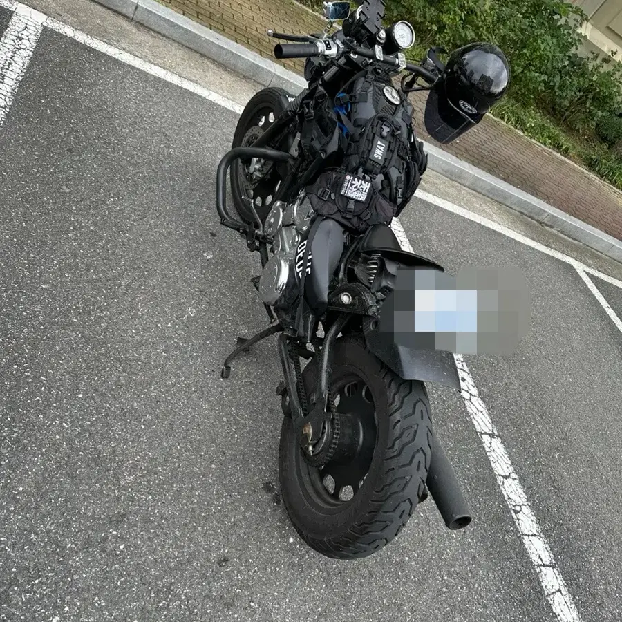 데이스타 125cc 바버 커스텀(쿨거래시 에누리)