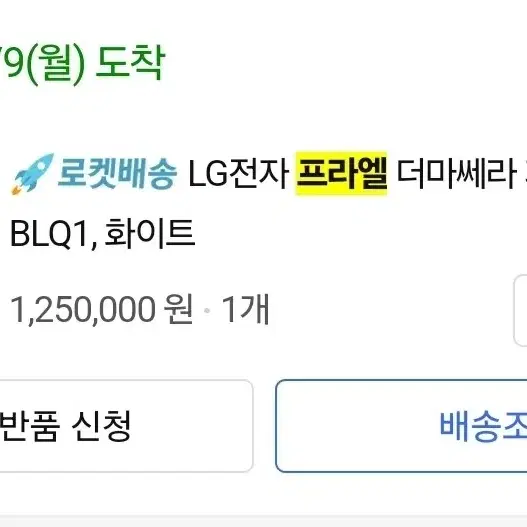 LG 프라엘 더마쎄라 피부마사지기