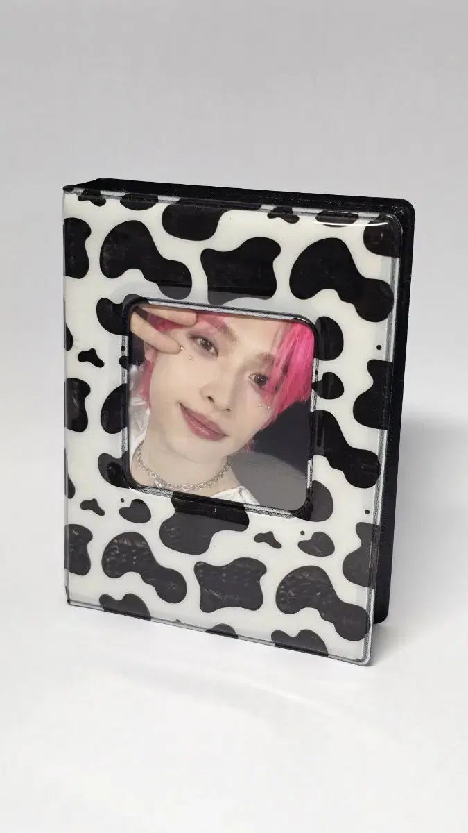 Collect book collectbook wts zebra print white black photocard