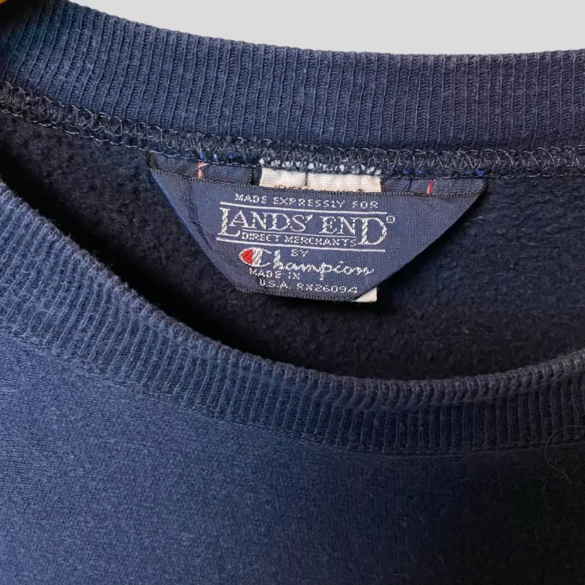 (L)90s LANDS END by Champion 리버스위브 맨투맨