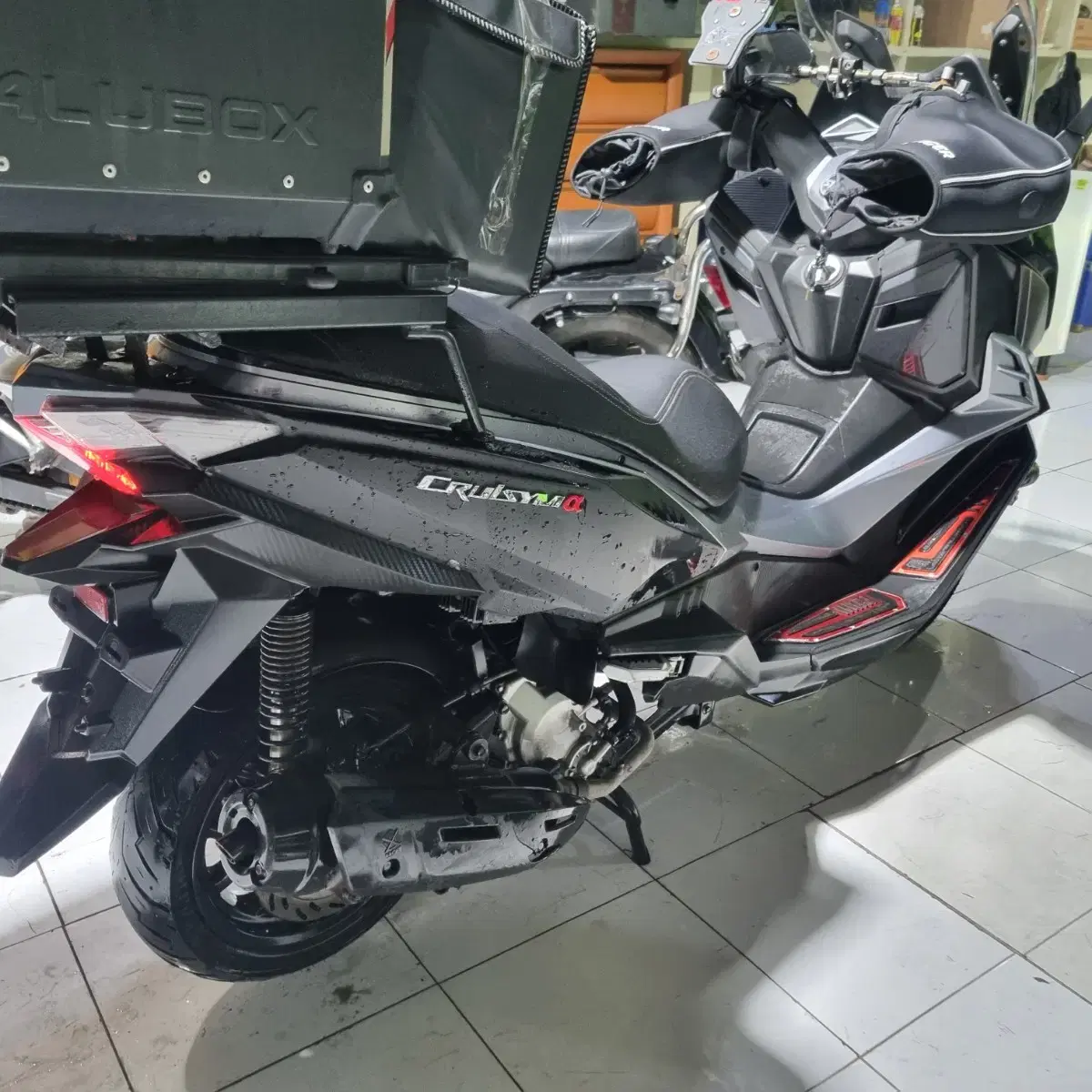 sym22년식크루심알파125cc 부산 감전동 한국오토바이 빅스쿠터