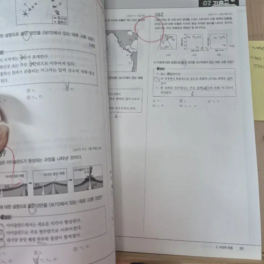 메가스터디 오지훈 OZ 지구과학1  풀세트 개념 기출 필기노트