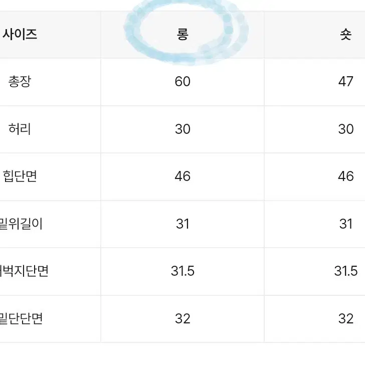 버뮤다 5부 카고 팬츠(새상품)