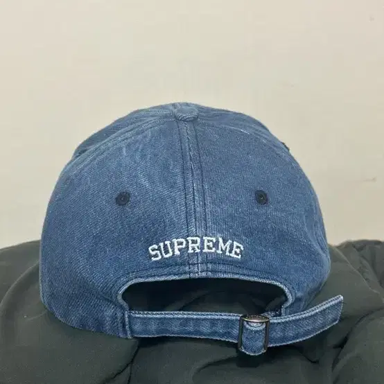 Supreme Pigment S Logo 6-Panel Denim