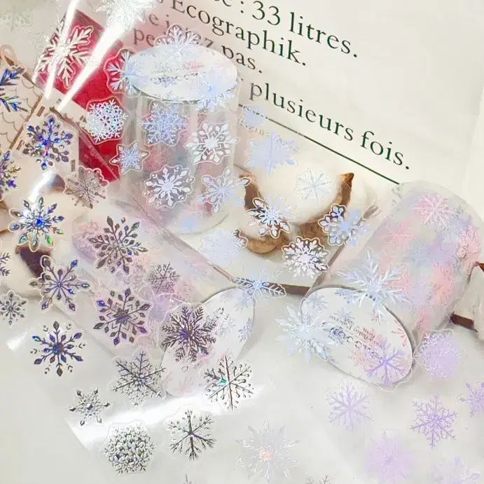 까꽁님 Snowflake Palette PET Tape