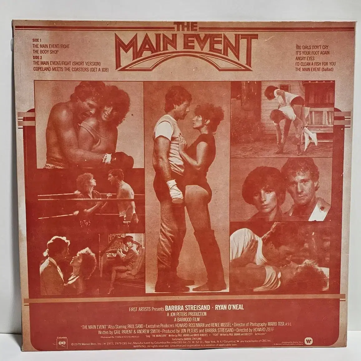 바브라스트라이샌드 THE MAIN EVENT LP