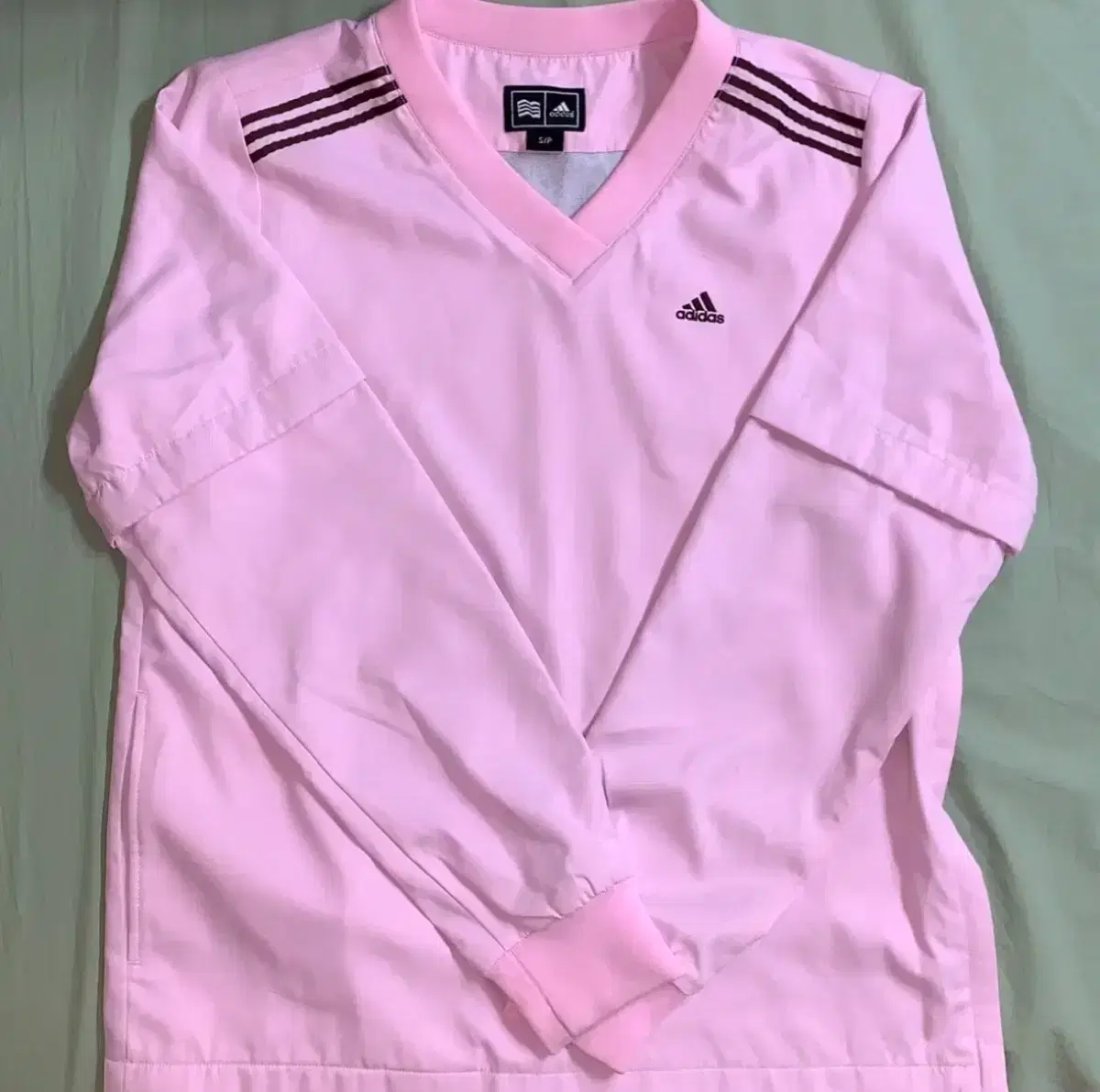 Adidas Vintage Pink Brown Warm Up Strawberry STC Jin Liiko